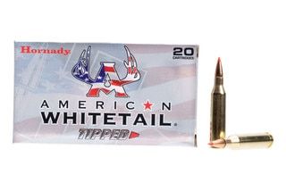 Hornady American Whitetail hunting ammunition.